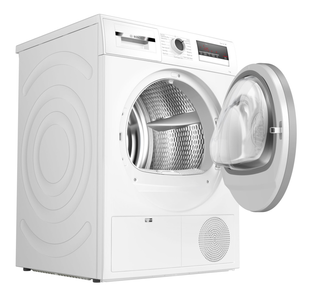 Quiet Mark Bosch WTN85201GB Series 4 7kg Condenser Tumble Dryer